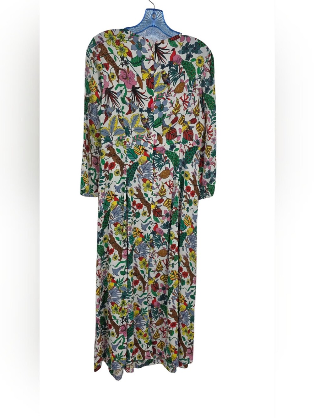 Boden Floral Maxi Dress 4R - Picture 6 of 7